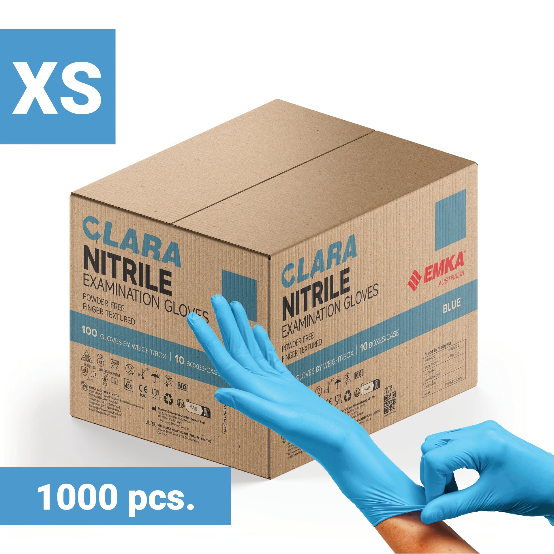 Nitrile Powder Free, 1000pcs , 10 boxes newest